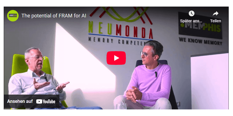 Youtube video of Peter and Marco discussing FeRAM